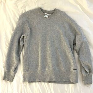 TNA Light Gray cozy fleece sweatshirt